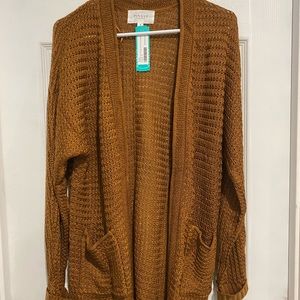 Pinque Analeigh Two Pocket Textured Cardigan